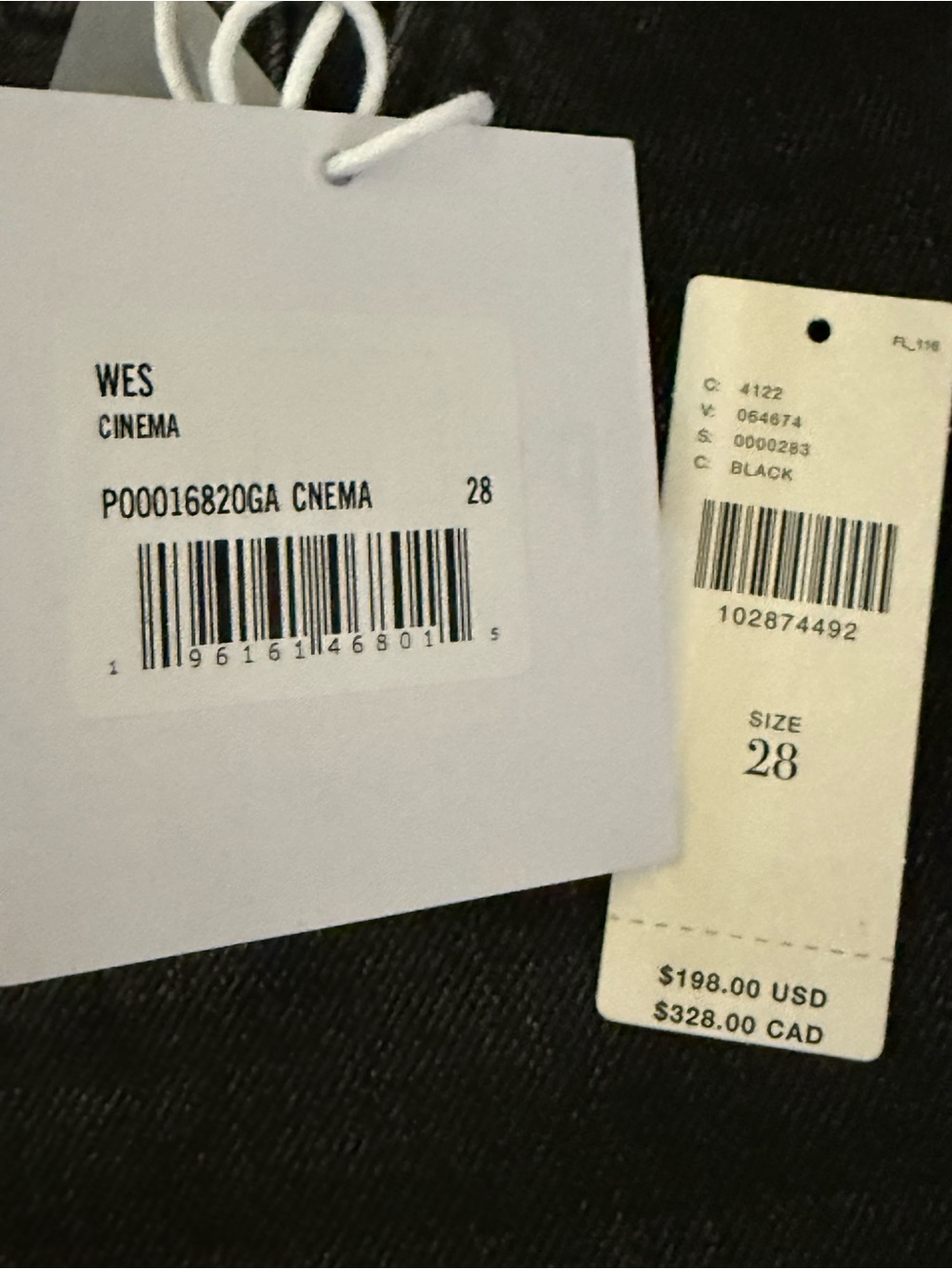Pistola Wes Barrel High Rise Jeans Cinema - Picture 5 of 6